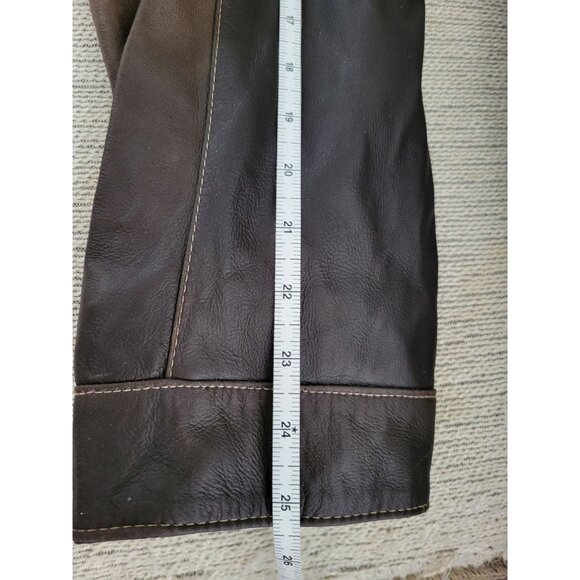Maceoo Mens Brown Lamb leather Degrade Jacket Plus size 3X designer Outdoor - Picture 11 of 13